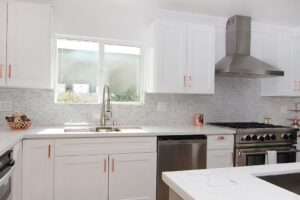 What is the best color for a small kitchen cabinet?